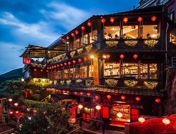 九份、九フン（きゅうふん、ジォウフェン） レトロ感漂う幻想的な街