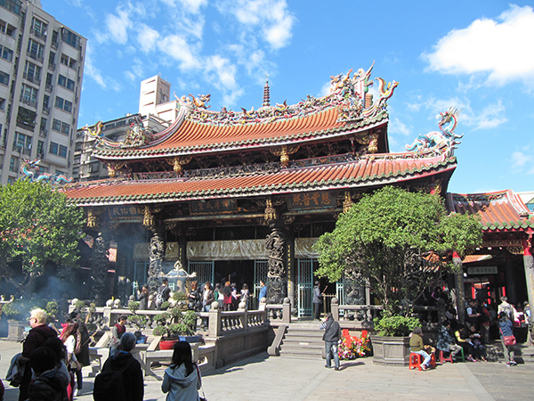 台湾の龍山寺