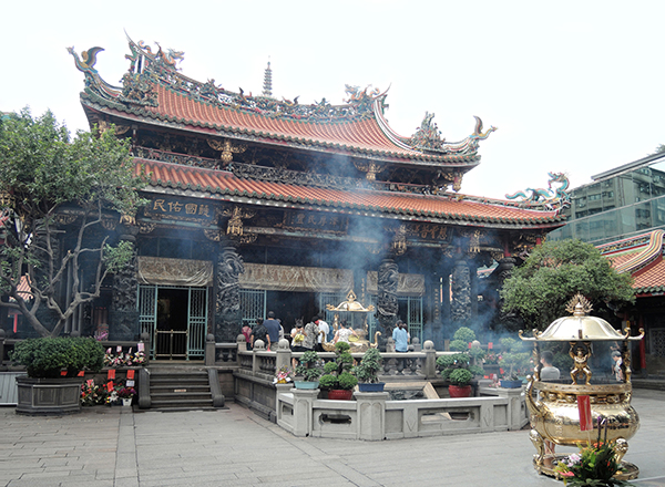 台湾　台北　龍山寺　正殿