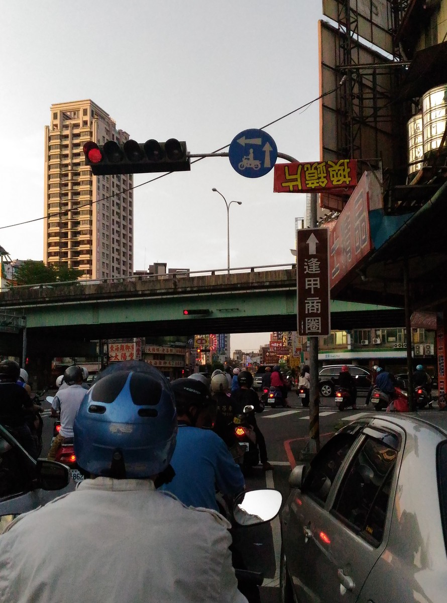 台湾人の生活必需品スクーター