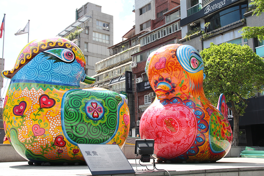 洪易氏の作品「鴛鴦」 （写真提供：台湾観光局）