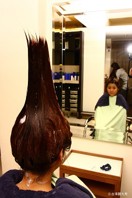 台湾で爽快シャンプー体験